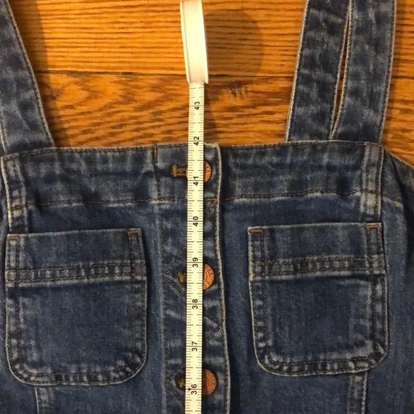 Madewell Dungaree Denim Dress Size 0 - Picture 11 of 11